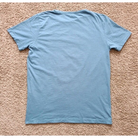 Jack & Jones T-Shirt Boys Large Blue Short Sleeve - Picture 4 of 6